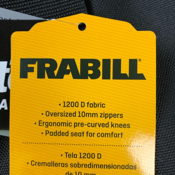 Frabill Winter Heavy Duty Outdoor Ice Hunter Fishing Insulated Bibs New NIB - Picture 10 of 10